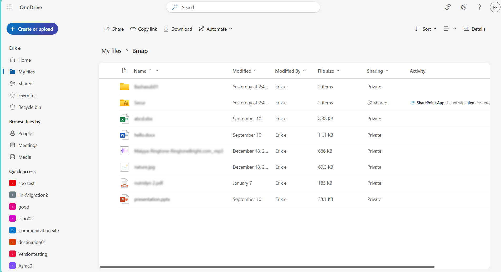 File timestamp in OneDrive