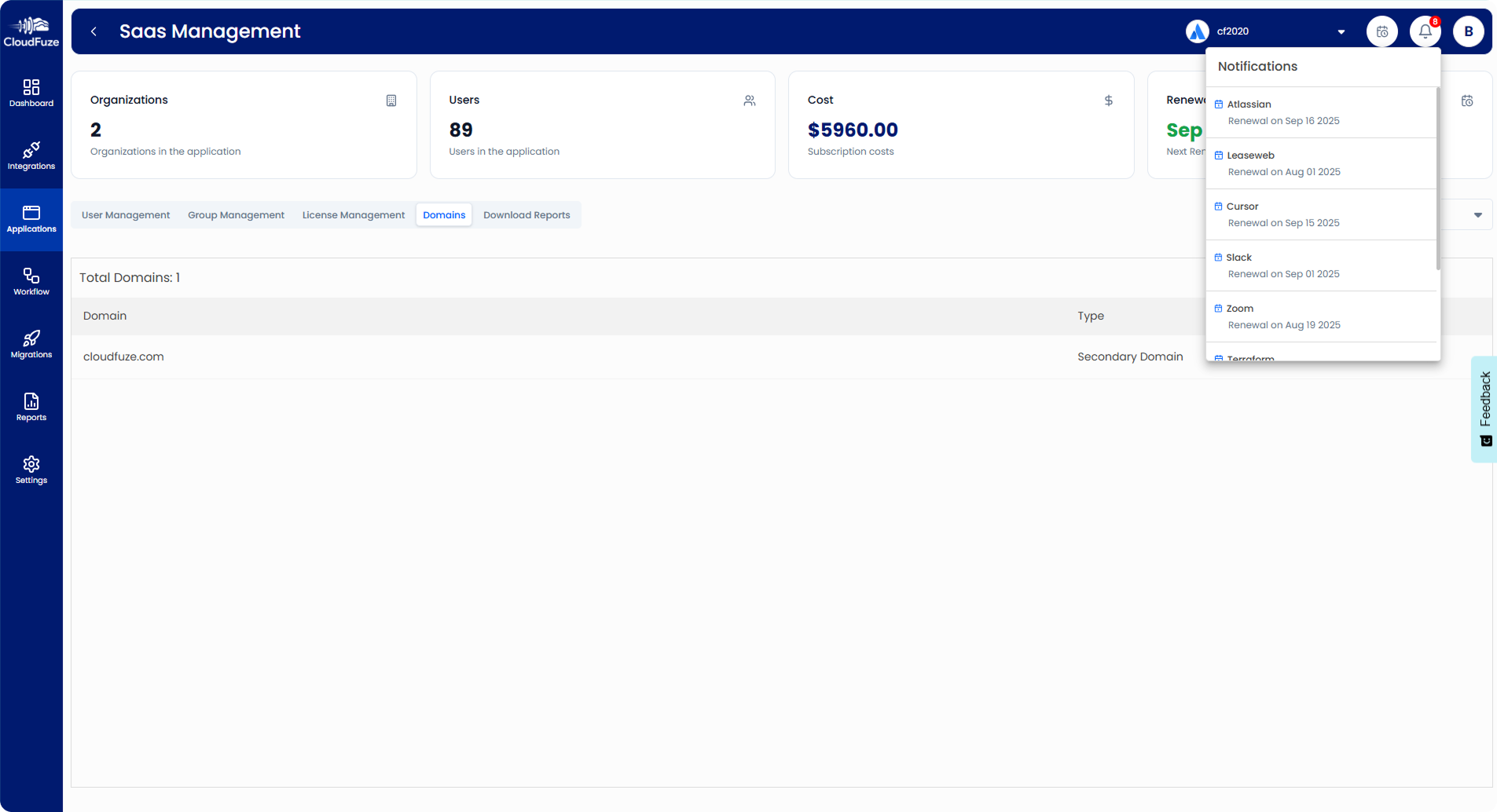 Step 8 Atlassian license renewal alerts