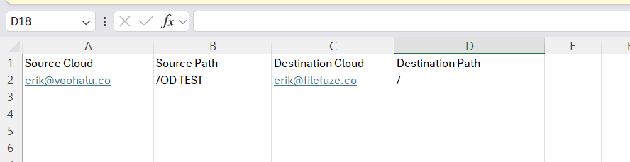 Use the Right Mapping Syntax for CSV mapping