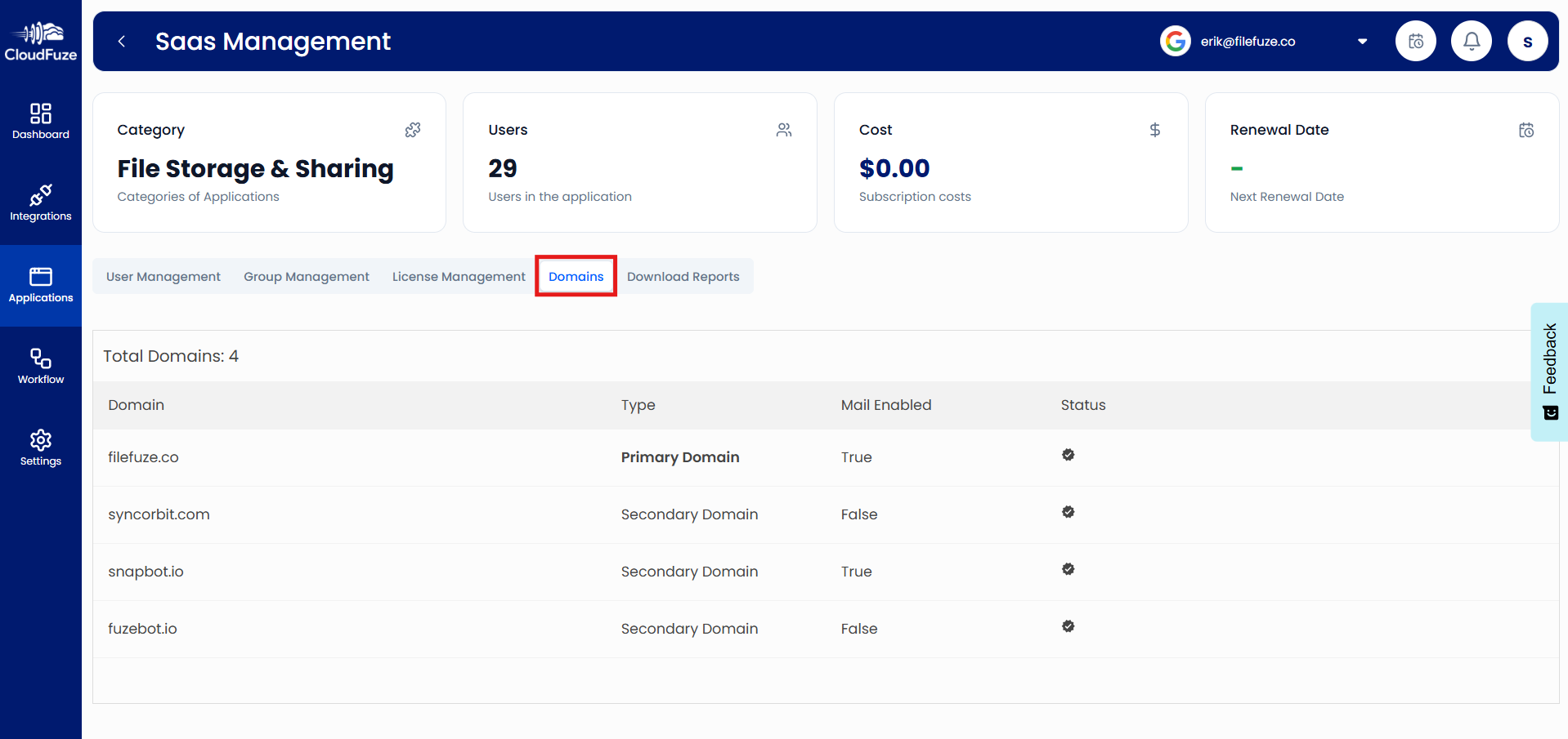 Domain Management
