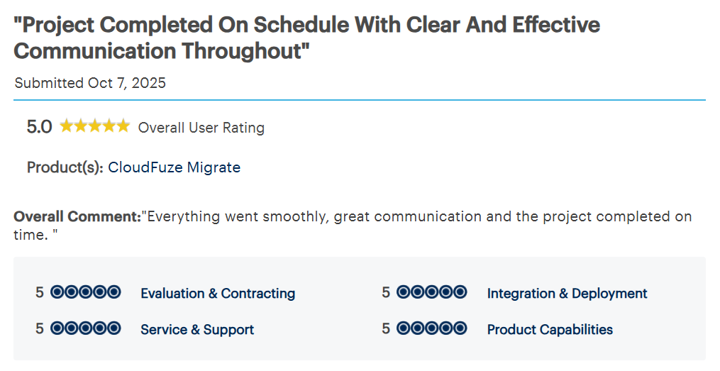 cloud migration success story