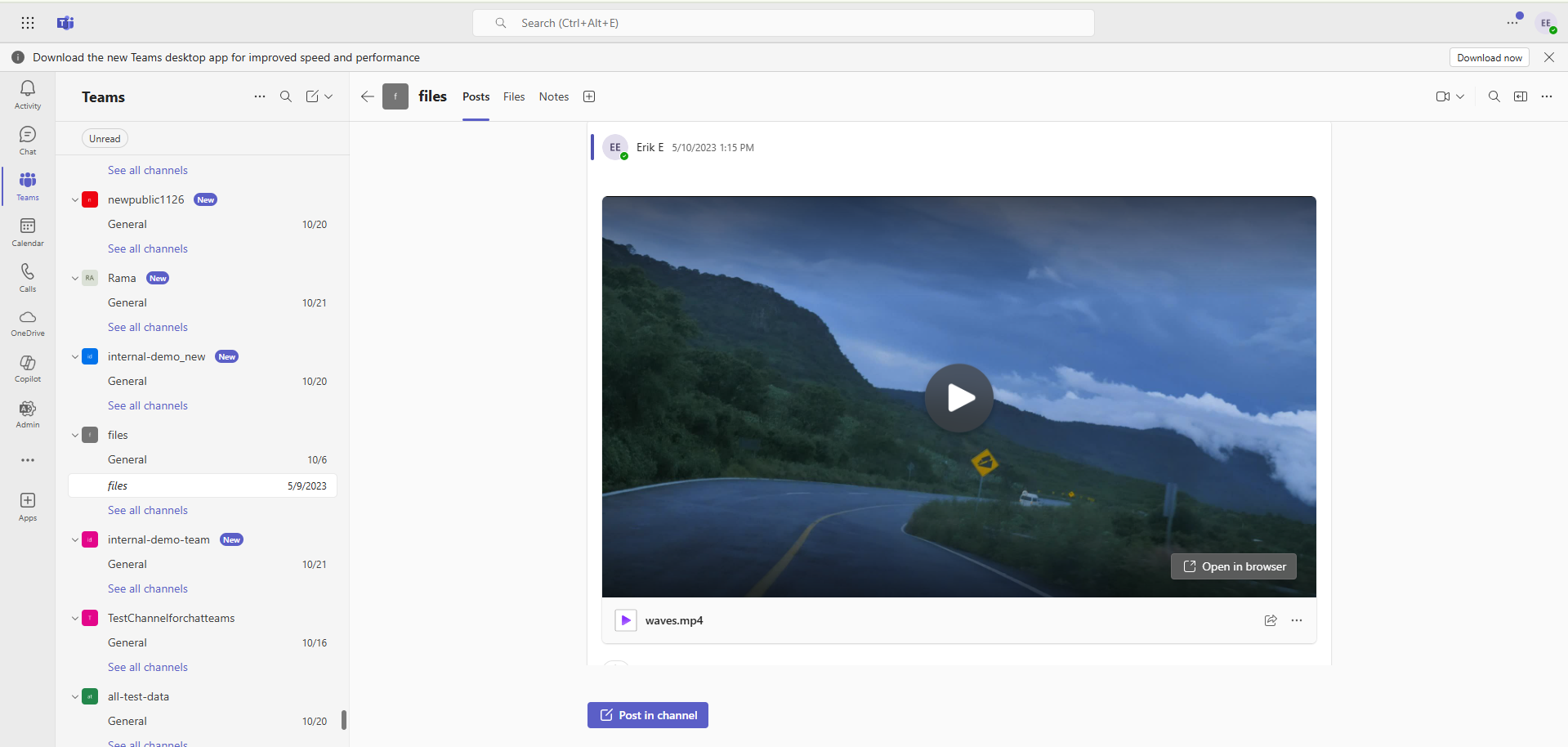 Slack files migration to Teams 2