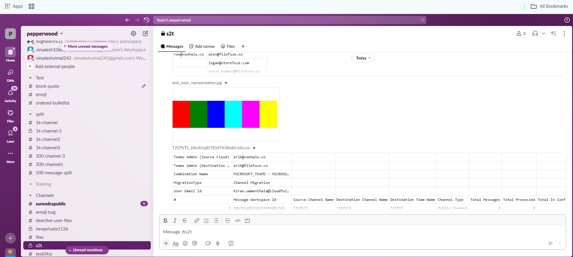 attachments in slack
