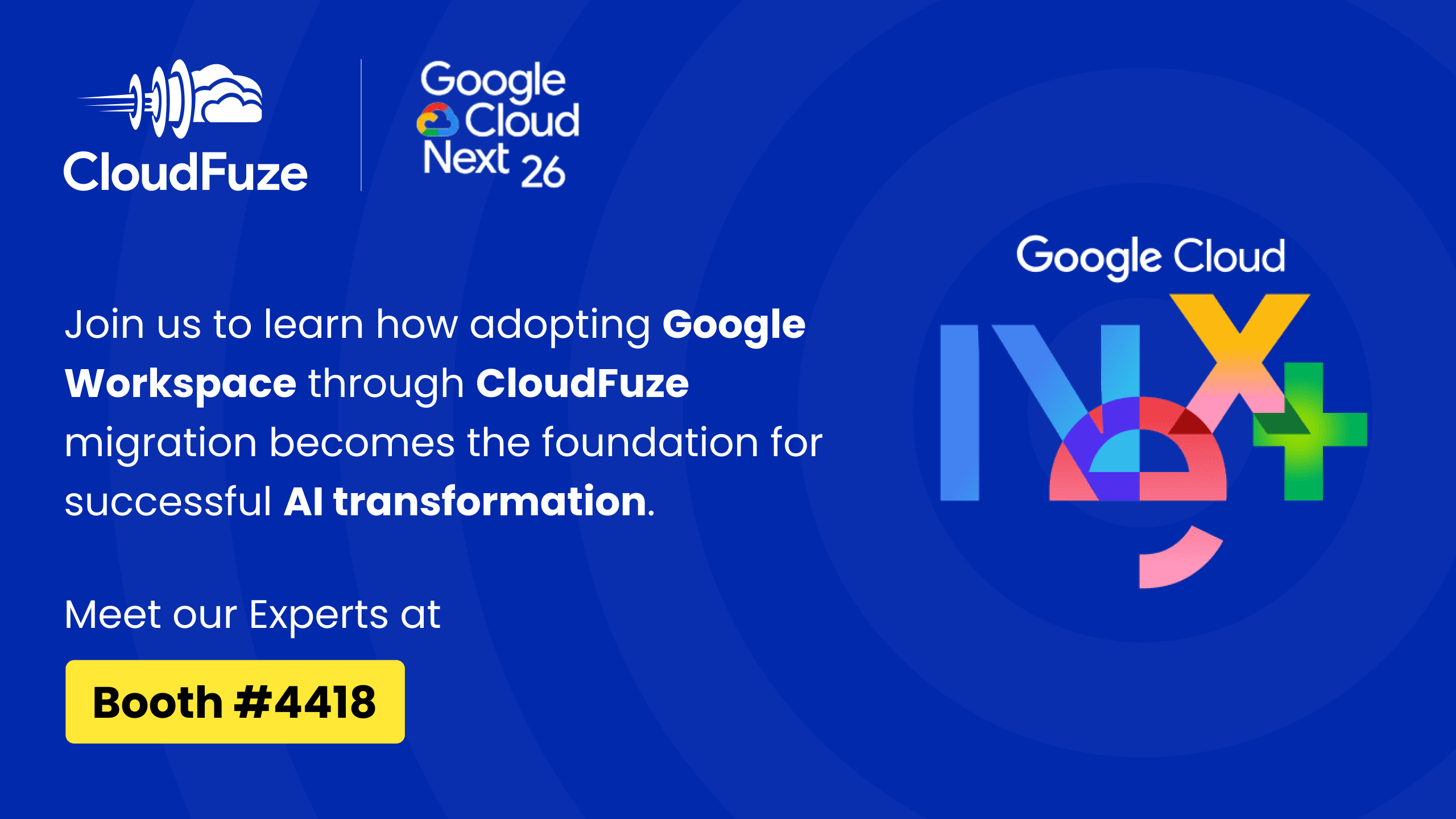 Join CloudFuze at the Google Cloud Next 2026