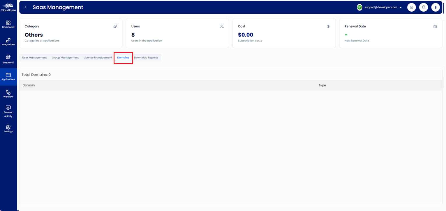 Control QuickBooks Domains