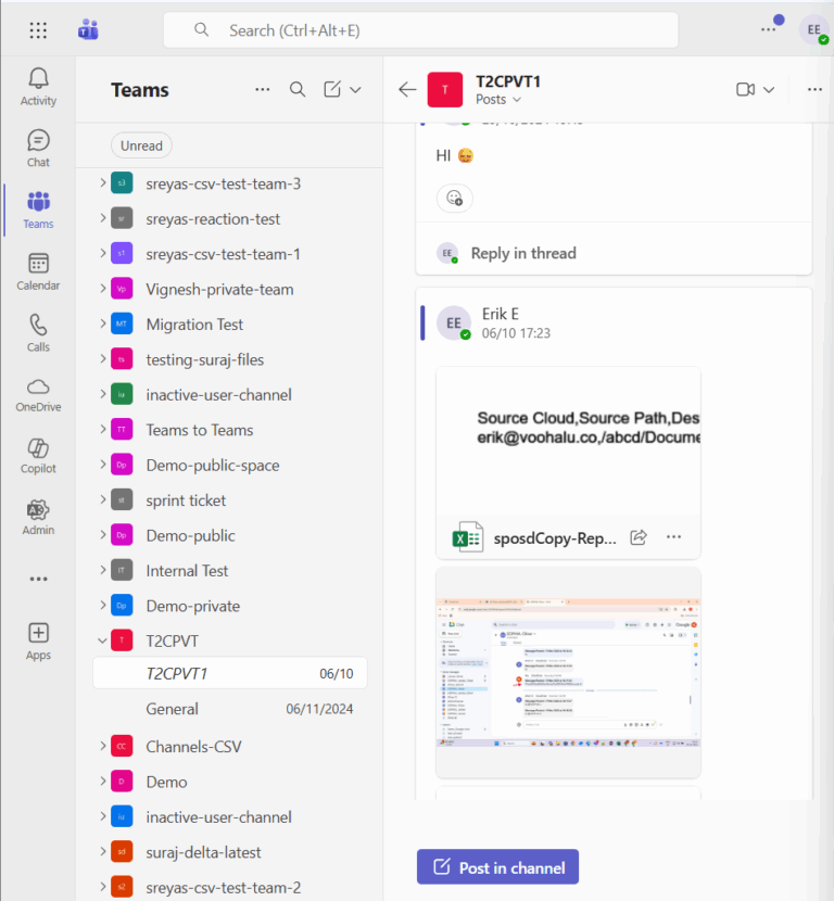 How CloudFuze Tool Migrates Timestamps from Teams to Teams?