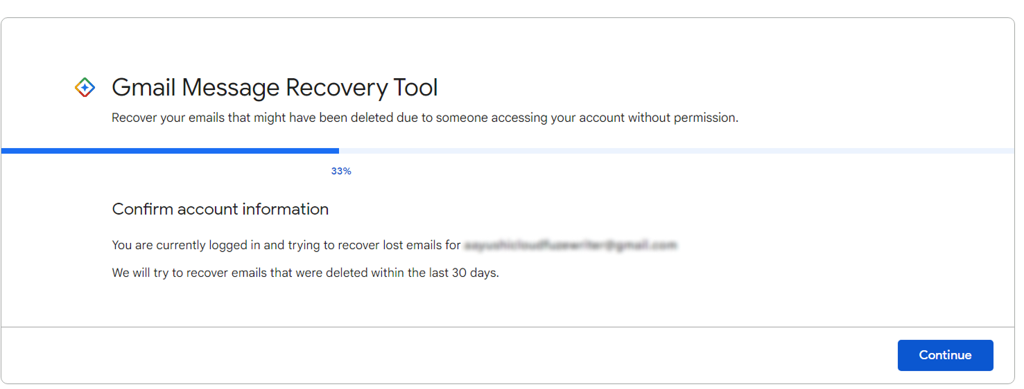 Gmail Message Recovery Tool