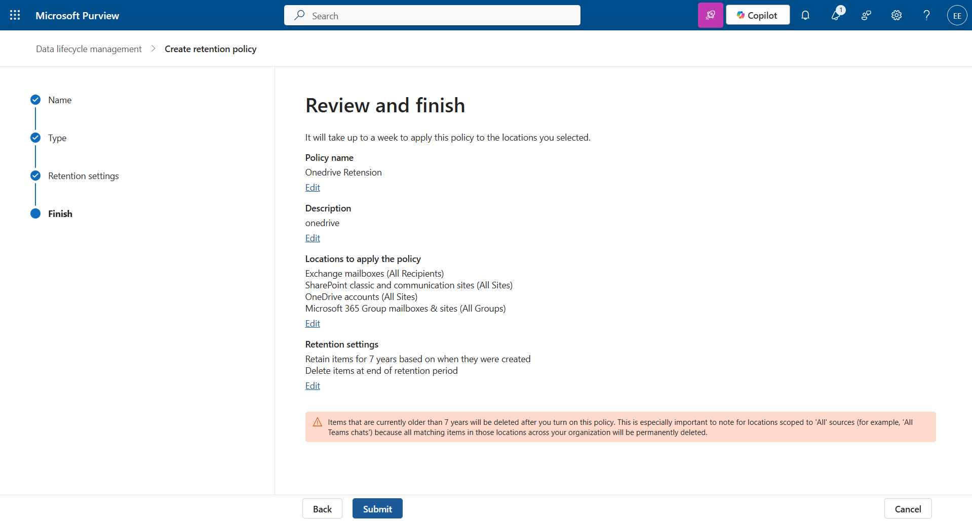 Fill details and give Submit.