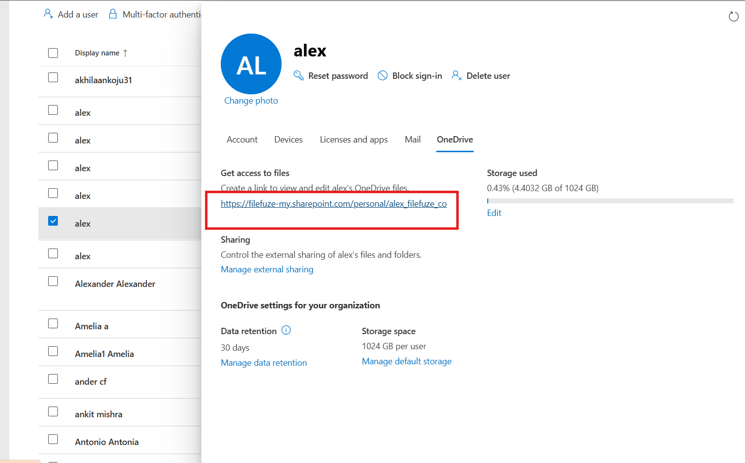 Select the folder you want to delete