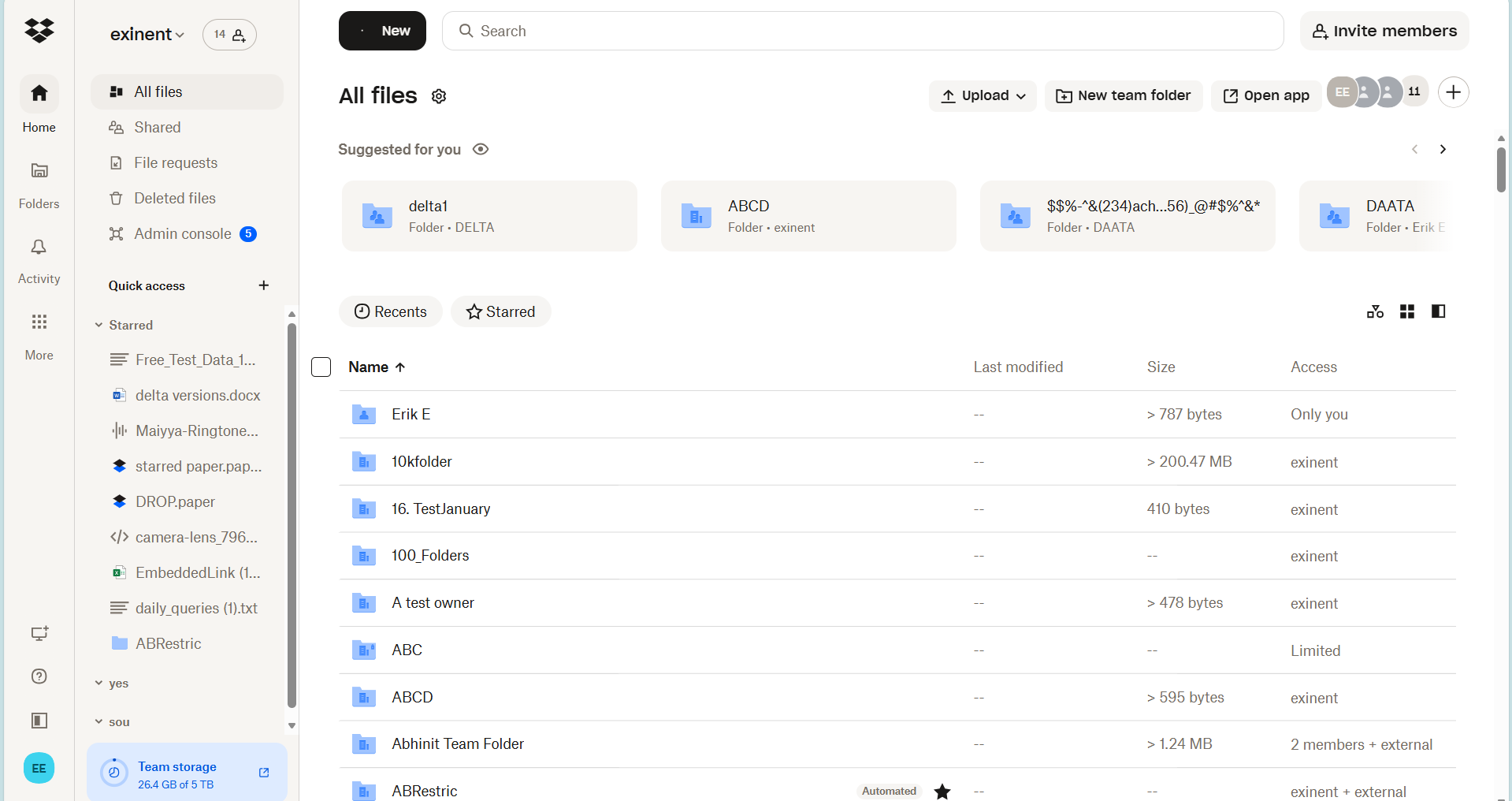 Signing into Dropbox account