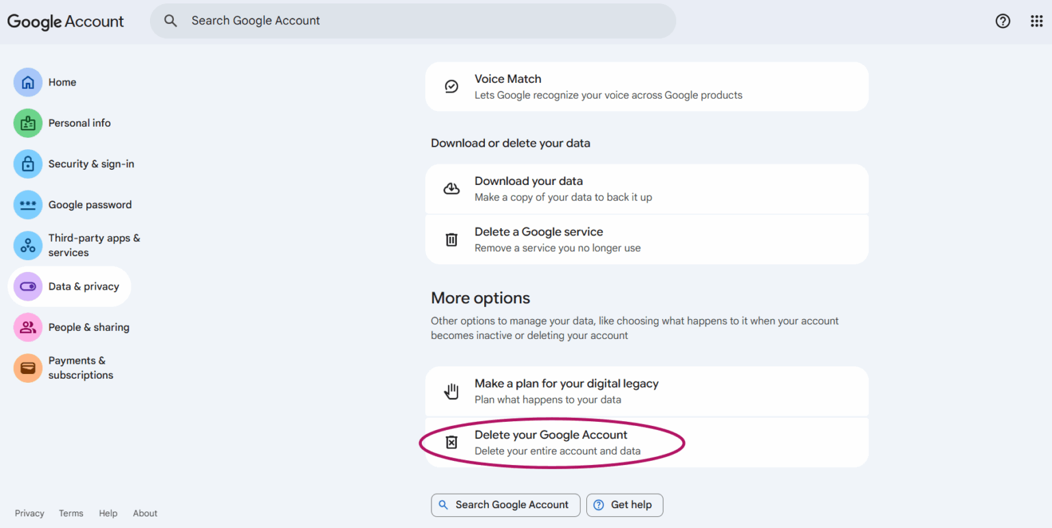 A Guide on Easier Steps to Permanently Delete a Google Account - CloudFuze