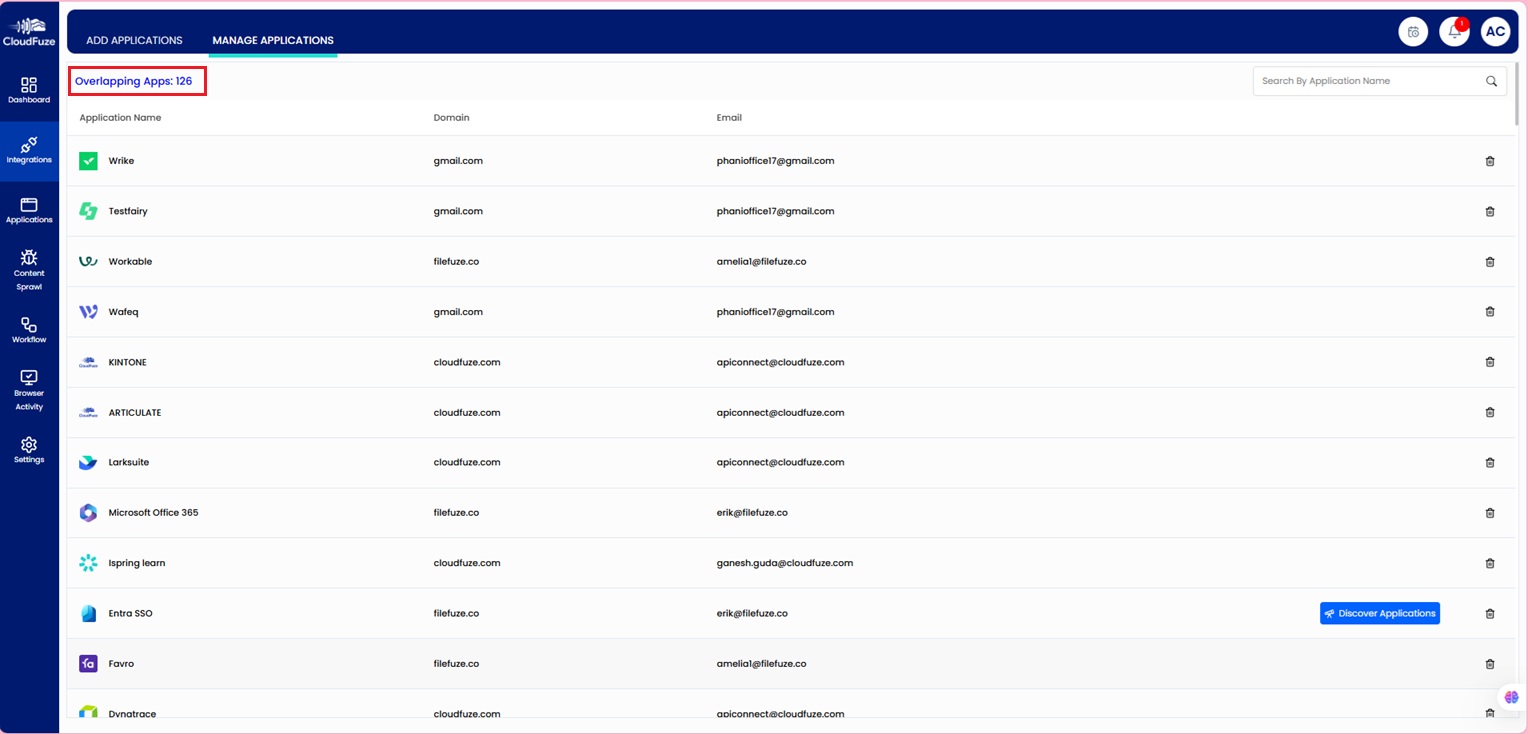 Overlapping Tool Identification