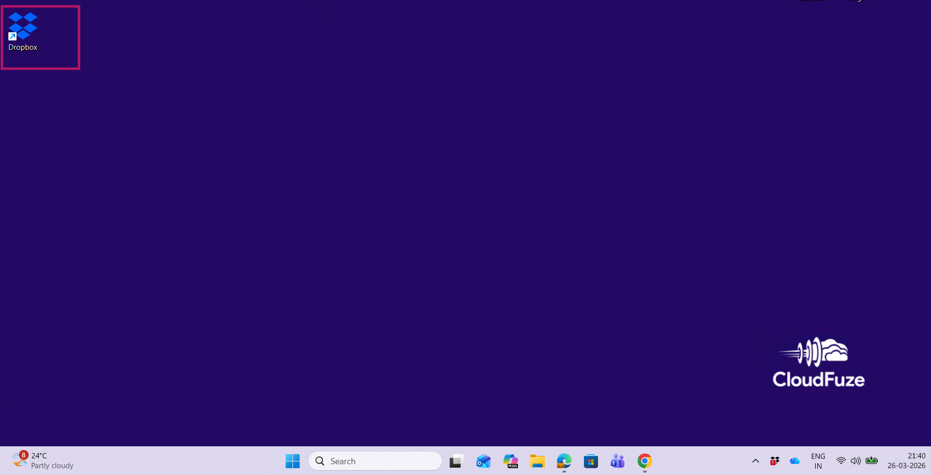 Adding Dropbox to Desktop