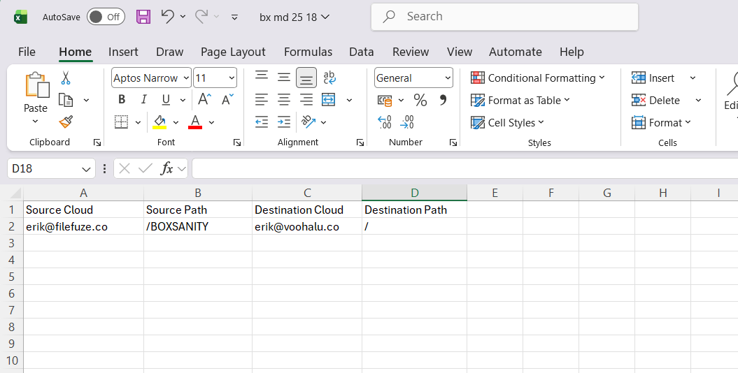 Folder Display mapping in CloudFuze platform