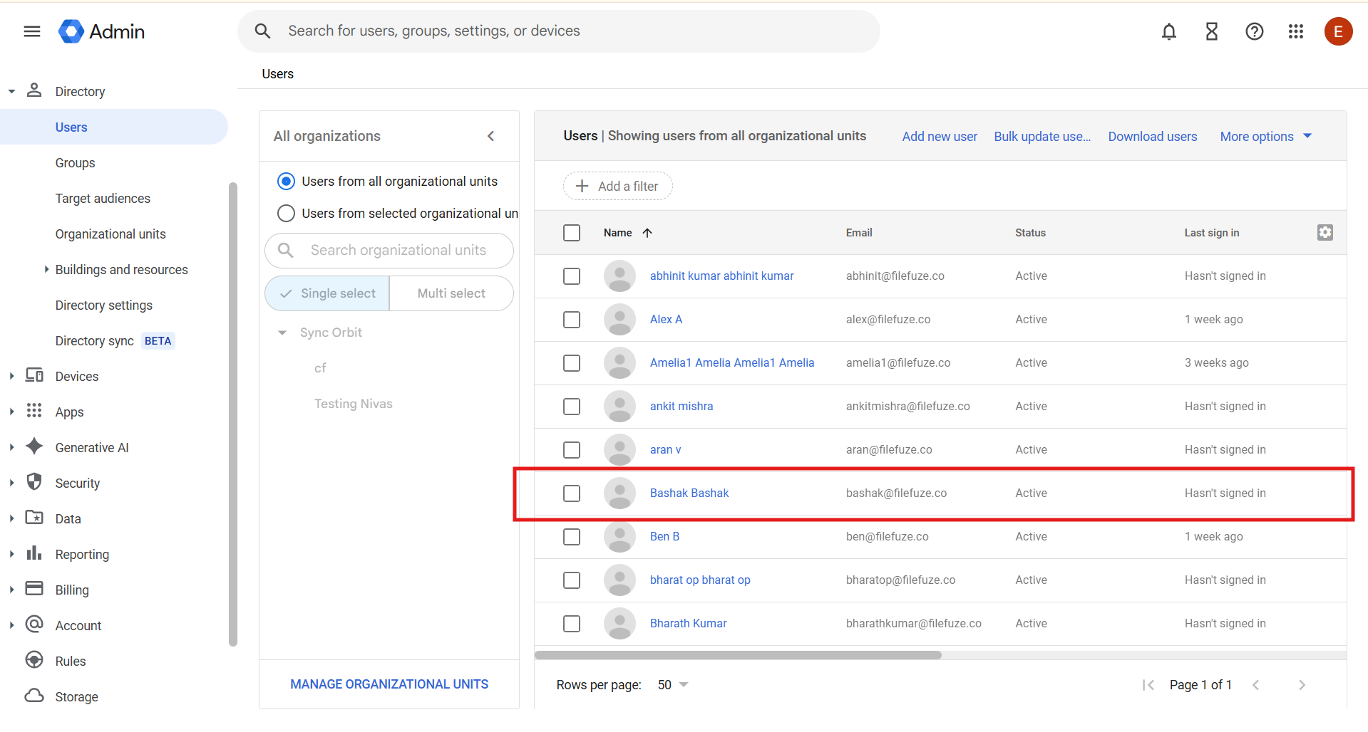 user profile changed to active after reactivation