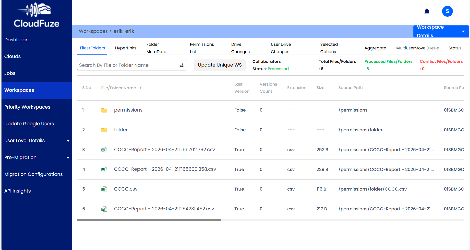 Microsoft tenant migration Live Monitoring