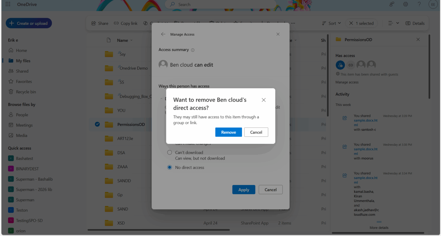 One Drive Rights How to Control and Manage Sharing Permissions in OneDrive - CloudFuze