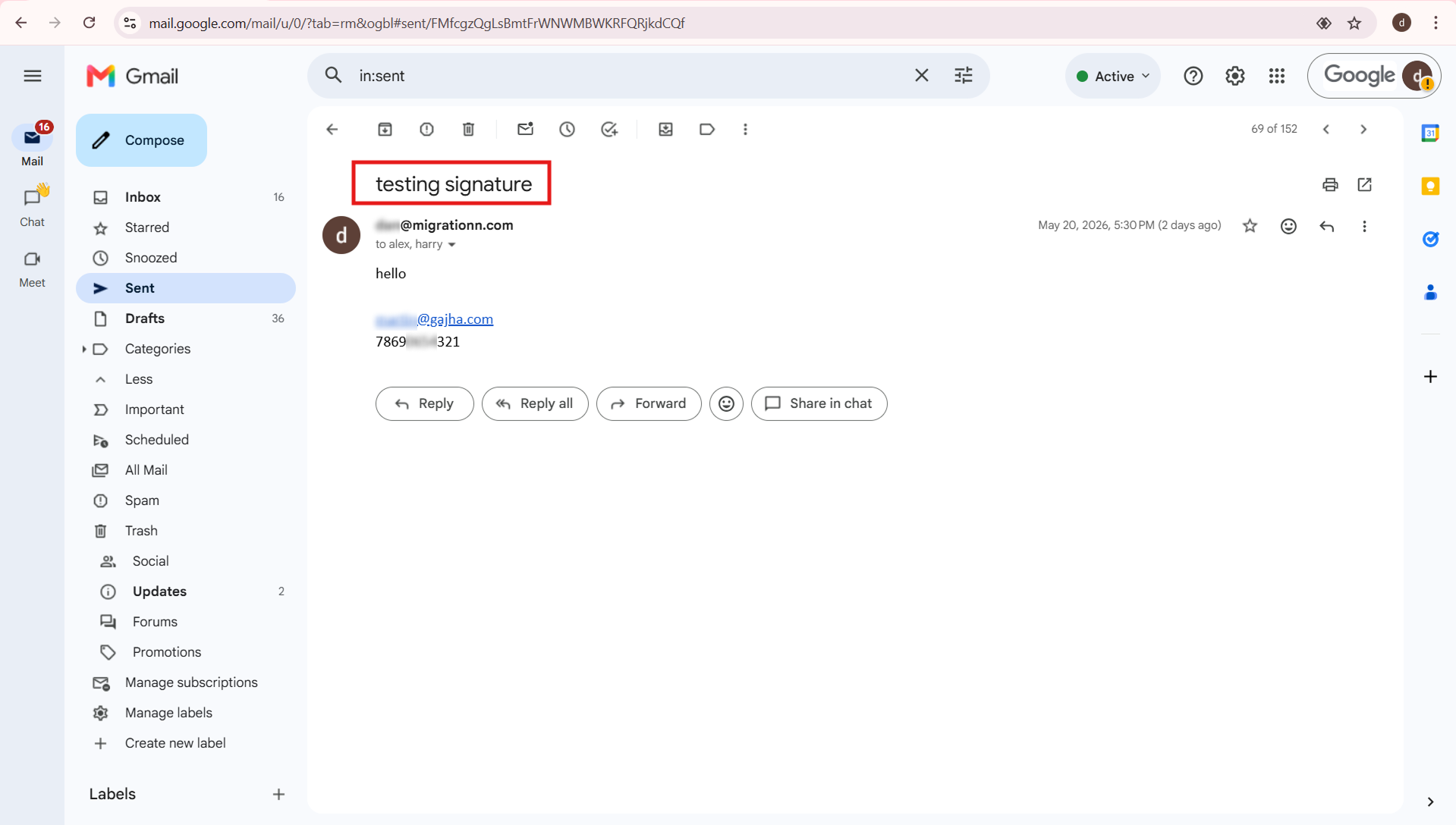 Email Signature Preservation From Outlook to Gmail Migration