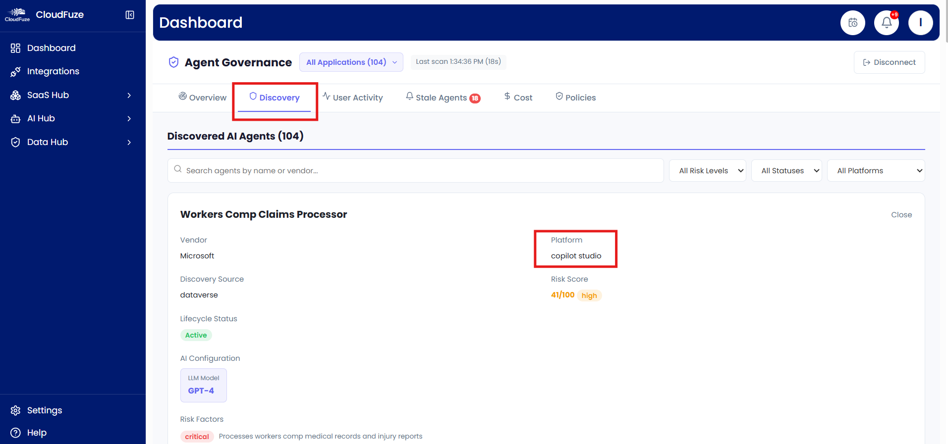 Copilot Studio agent visibility