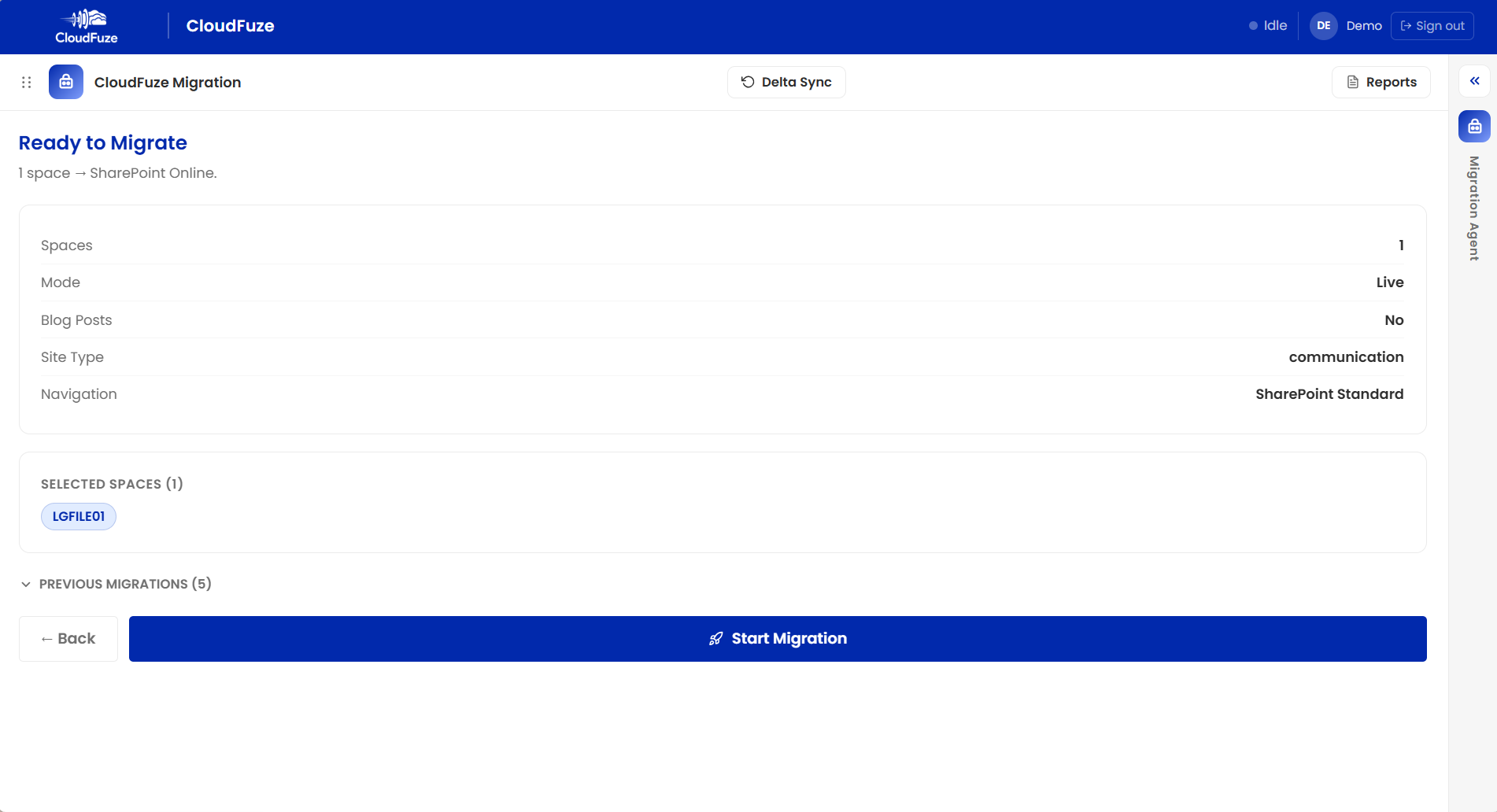 Review and Launch