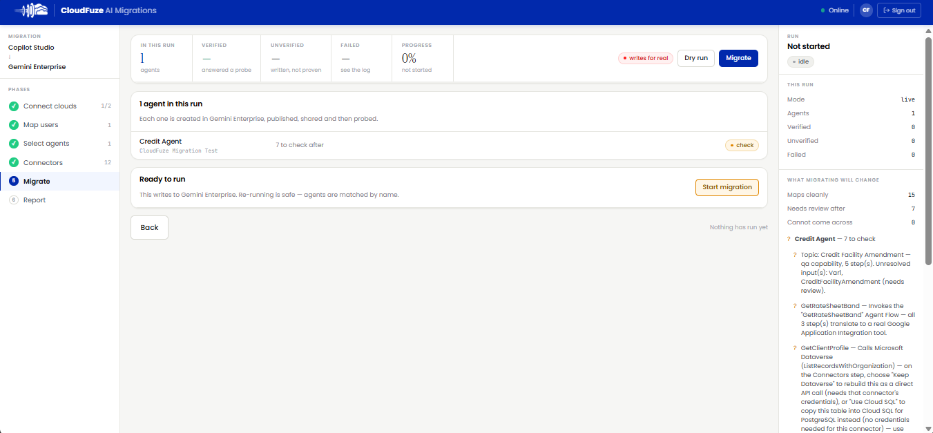 Starting the process to migrate agents from Copilot Studio to Gemini Enterprise